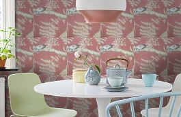 Обои W75.0004.B30 TOILE.39467 фото в интерьере кухни превью