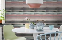 Обои W75.0004.B40 TOILE.39467 фото в интерьере кухни превью