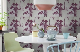 Обои W75.0004.B50 TOILE.39467 фото в интерьере кухни превью
