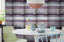 Обои W75.0005.B80 TOILE.39467 фото в интерьере кухни превью