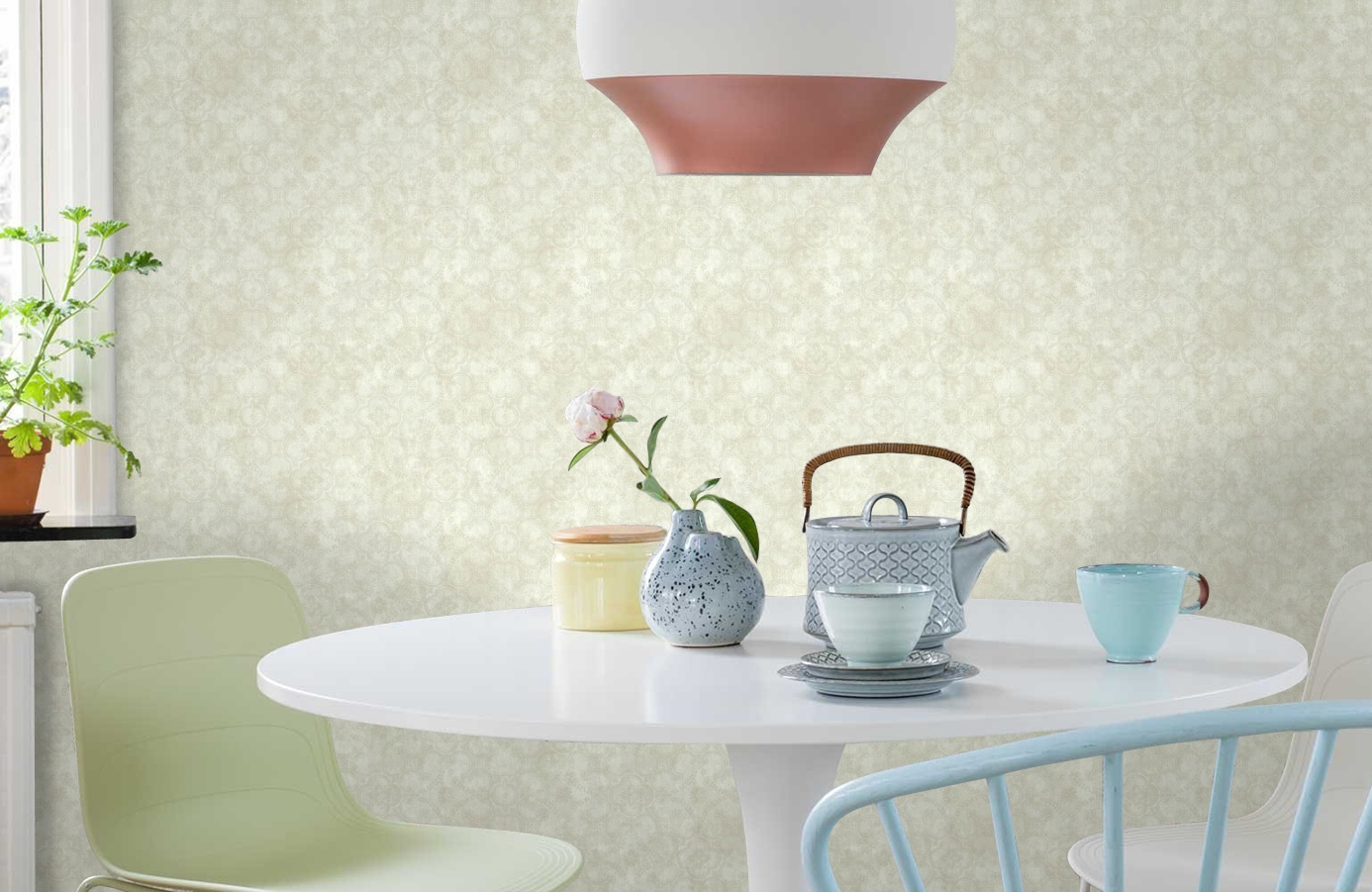 Обои SH5535 фото в интерьере кухни Обои SH5535 фото в интерьере кухни