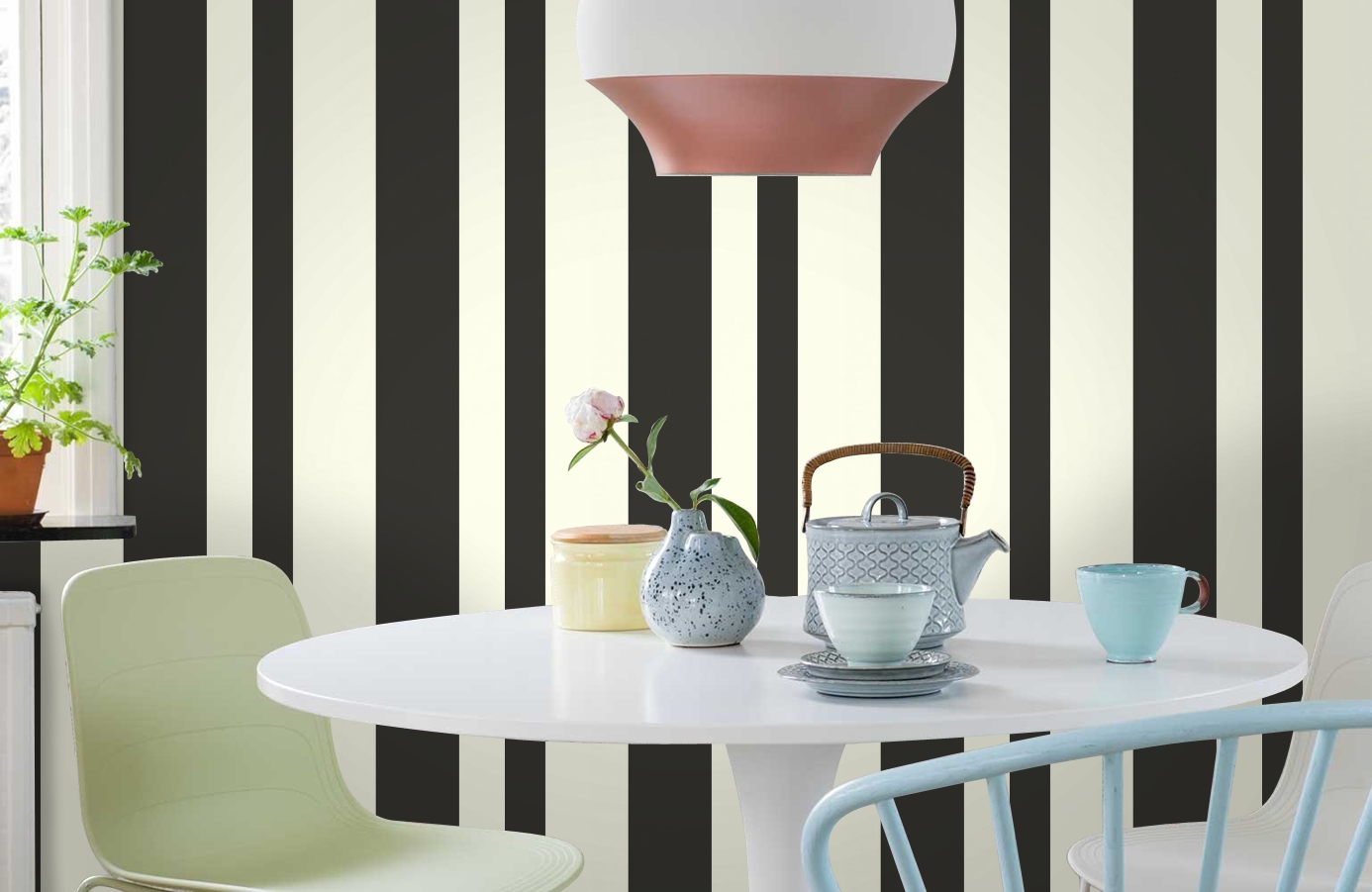 Обои SV2613 фото в интерьере кухни