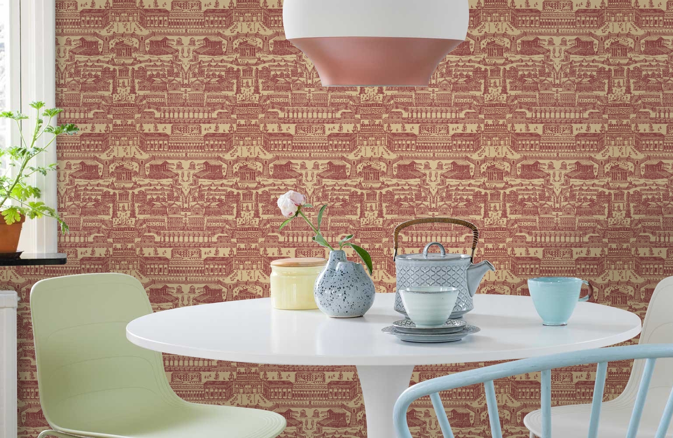 Обои ZINW310072 фото в интерьере кухни