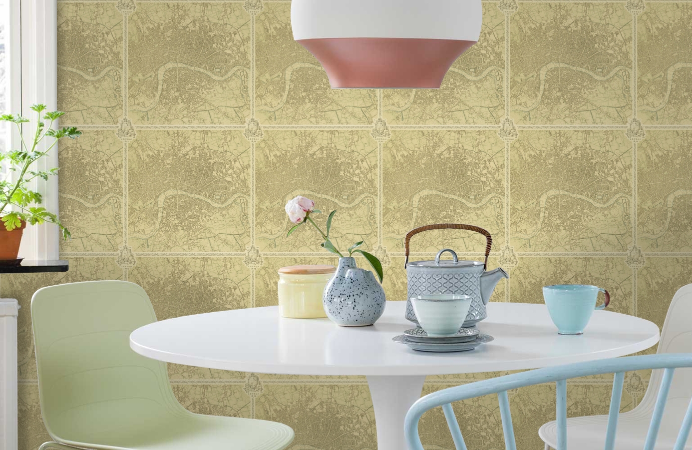 Обои ZINW310077 фото в интерьере кухни