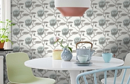 Обои 95/4022 фото в интерьере кухни превью