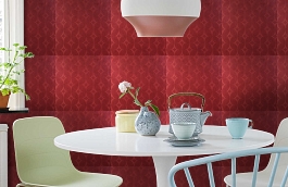 Обои 1799-75 фото в интерьере кухни превью