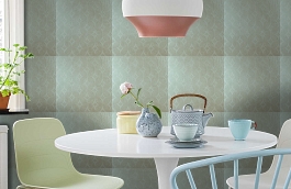 Обои 1799-99 фото в интерьере кухни превью