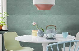 Обои 1800-94 фото в интерьере кухни превью