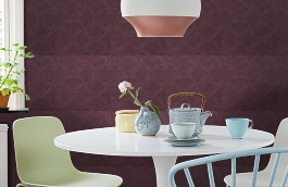 Обои 1802-23 фото в интерьере кухни превью