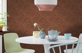 Обои 37051-3 фото в интерьере кухни превью