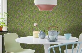 Обои 37053-3 фото в интерьере кухни превью