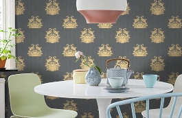 Обои 95861-5 фото в интерьере кухни превью