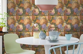 Обои 24104 фото в интерьере кухни превью