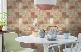 Обои 73210393 фото в интерьере кухни превью