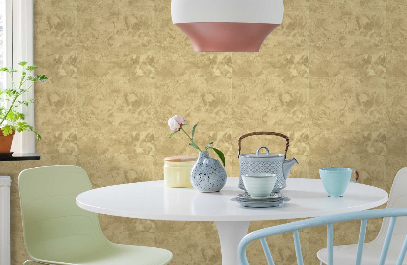 Обои 56936 фото в интерьере кухни