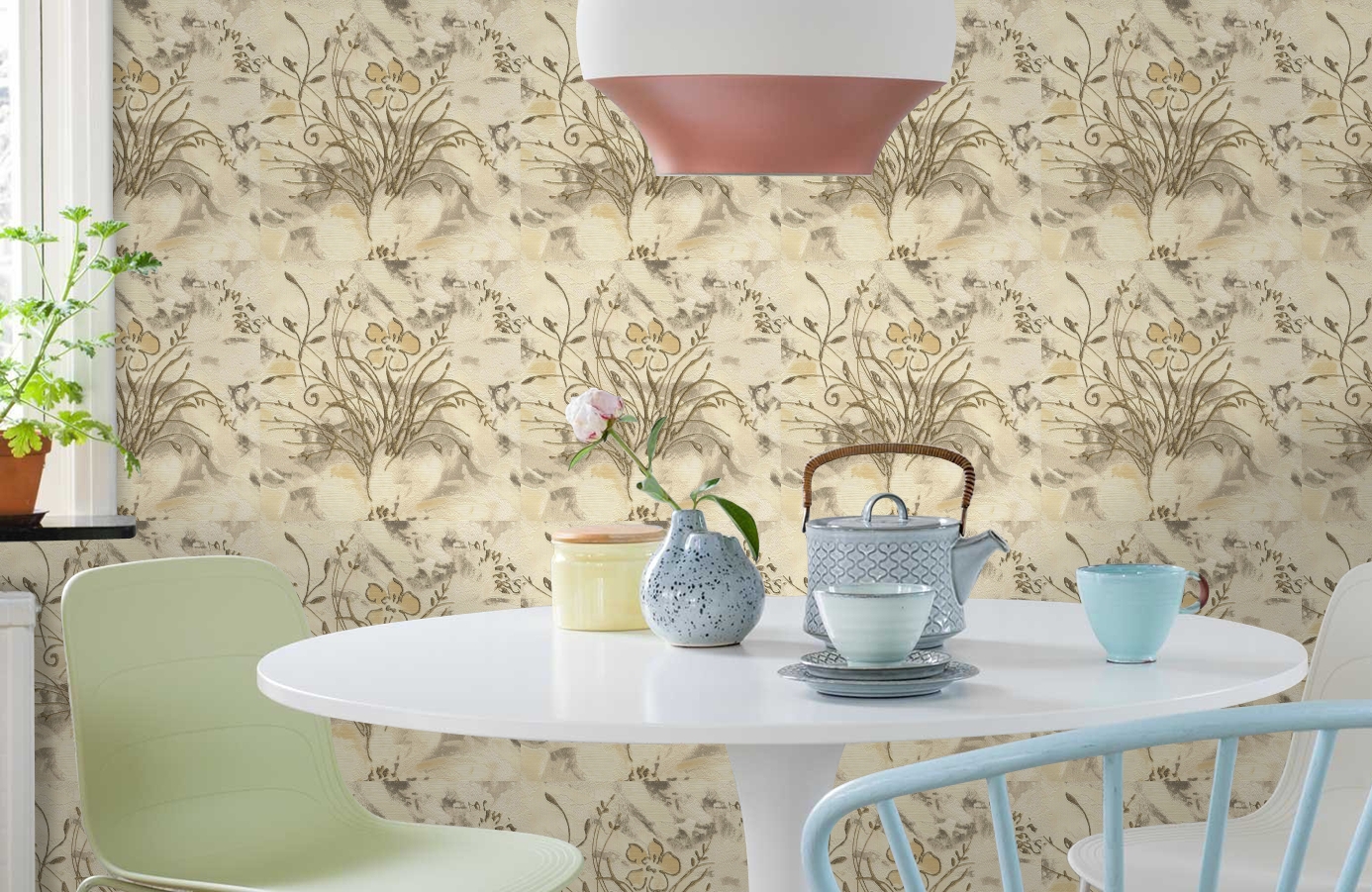 Обои 56947 фото в интерьере кухни