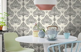 Обои 42305 фото в интерьере кухни превью