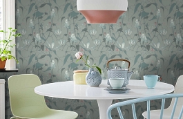 Обои 117084 фото в интерьере кухни превью