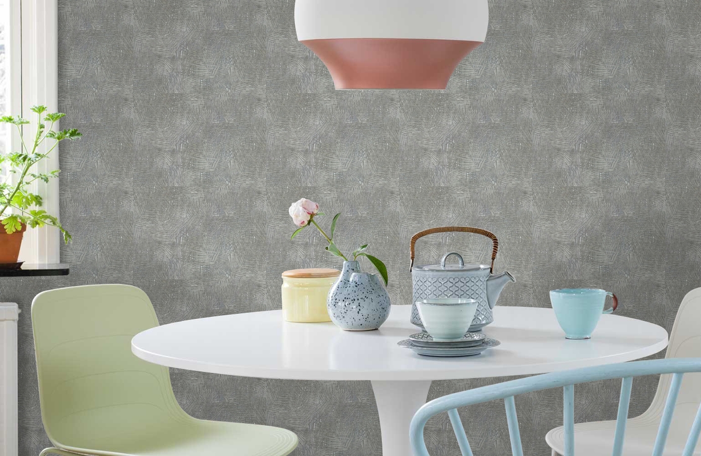 Обои Z44851 фото в интерьере кухни