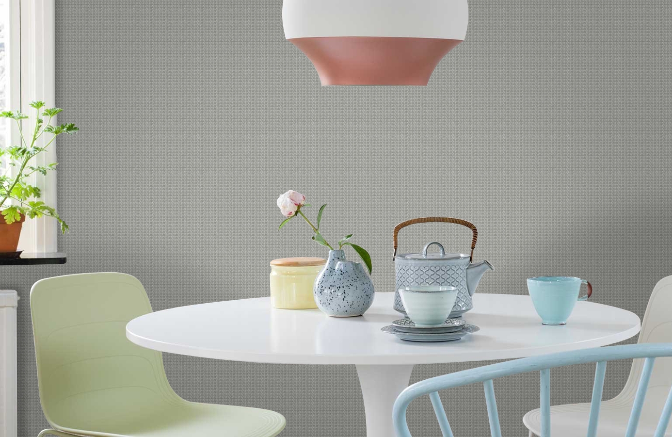 Обои Z44853 фото в интерьере кухни