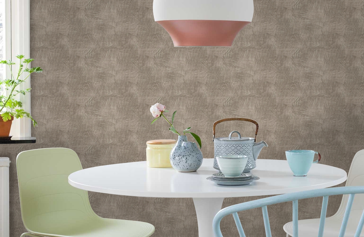 Обои Z44857 фото в интерьере кухни