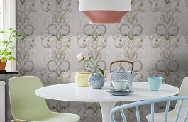 Обои 54429 фото в интерьере кухни превью