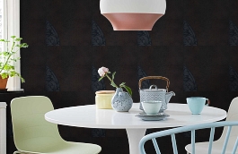 Обои 55947 фото в интерьере кухни превью