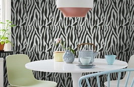 Обои 115018 фото в интерьере кухни превью