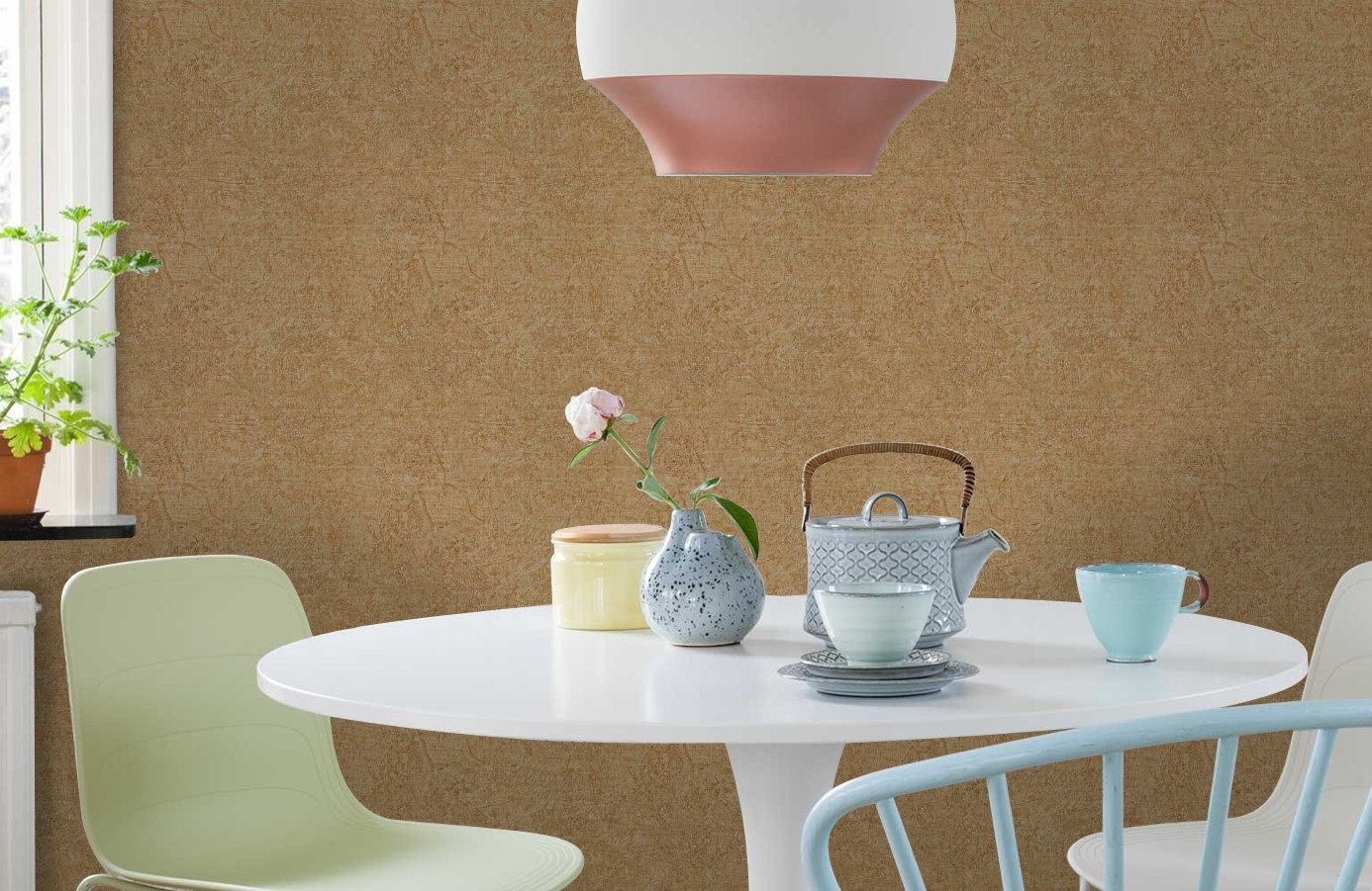 Обои 12007 фото в интерьере кухни