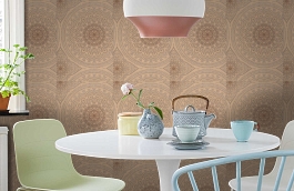 Обои 137203 фото в интерьере кухни превью