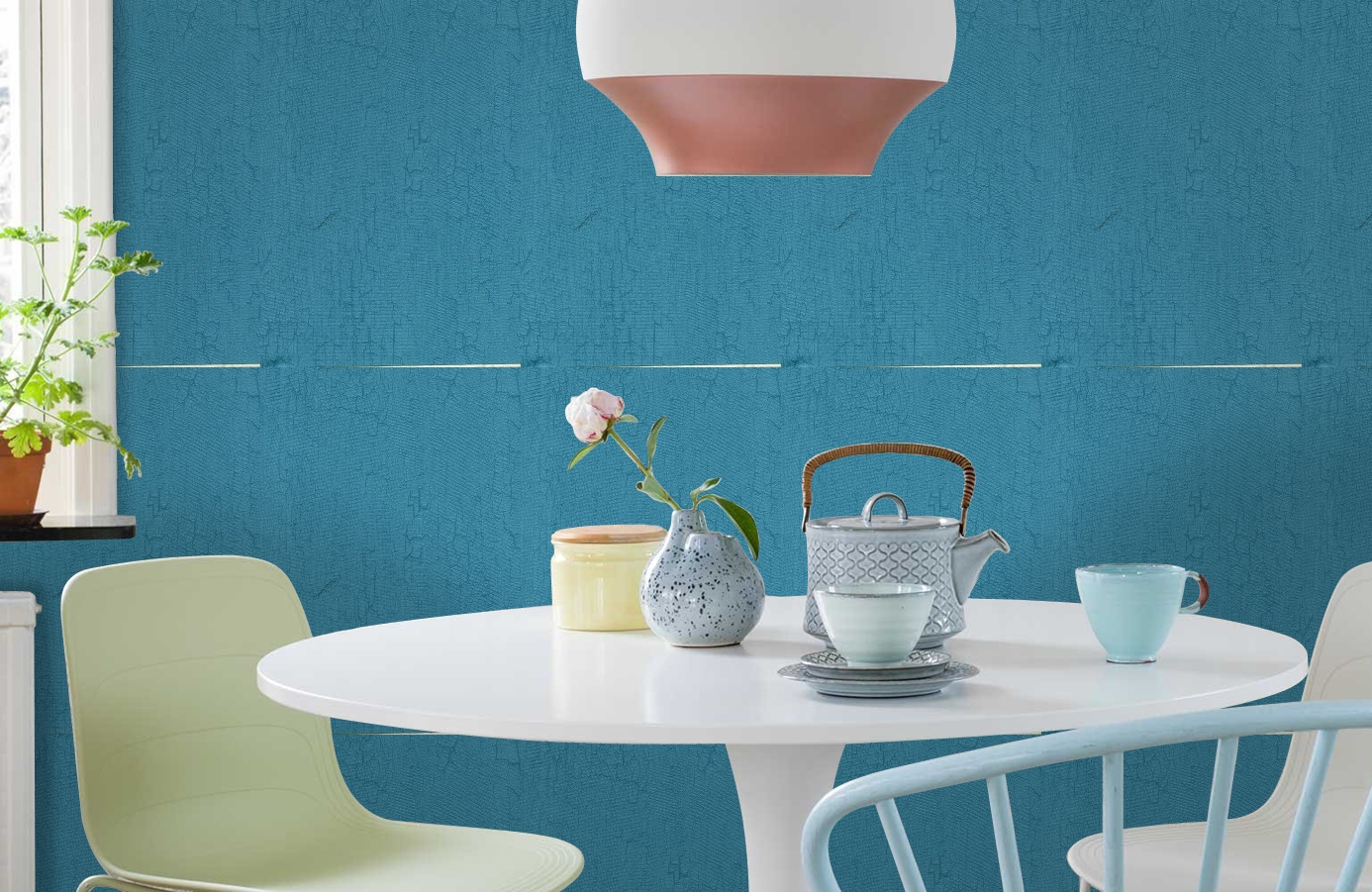 Обои 16026 фото в интерьере кухни