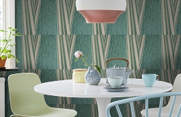 Обои 18119 фото в интерьере кухни превью