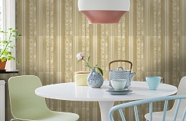 Обои 200023 фото в интерьере кухни превью