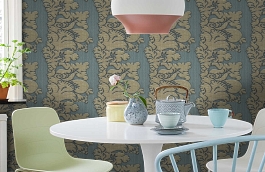 Обои 23000-8 фото в интерьере кухни превью