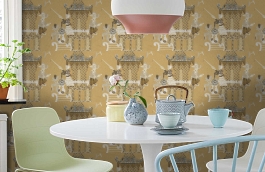 Обои 23007-3 фото в интерьере кухни превью