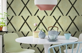 Обои 400003 фото в интерьере кухни превью