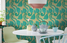 Обои 400012 фото в интерьере кухни превью