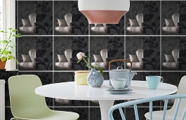 Обои 500028 фото в интерьере кухни превью