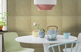 Обои 9730M2 фото в интерьере кухни превью