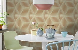 Обои 9750M1 фото в интерьере кухни превью