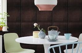 Обои HM17103 фото в интерьере кухни превью