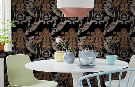 Обои LA16104 фото в интерьере кухни превью