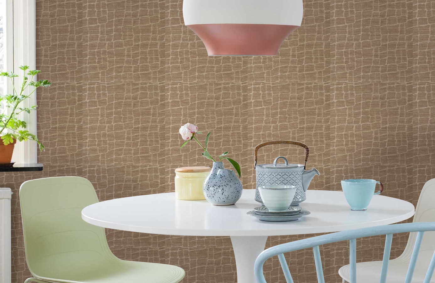 Обои VE165019 фото в интерьере кухни Обои VE165019 фото в интерьере кухни