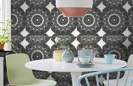 Обои ZS16306 фото в интерьере кухни превью