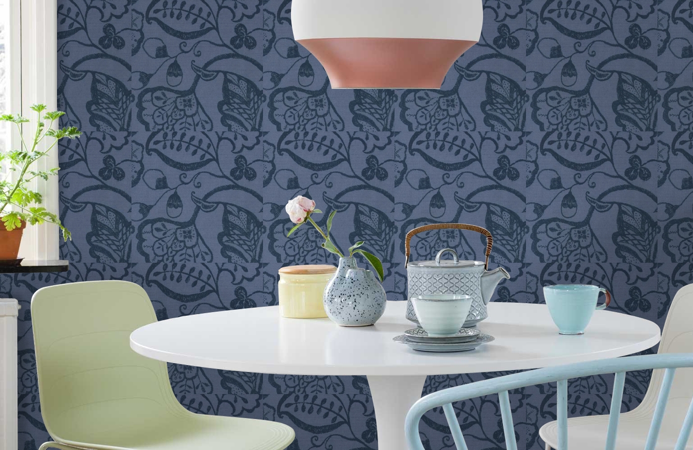 Обои 17740 фото в интерьере кухни