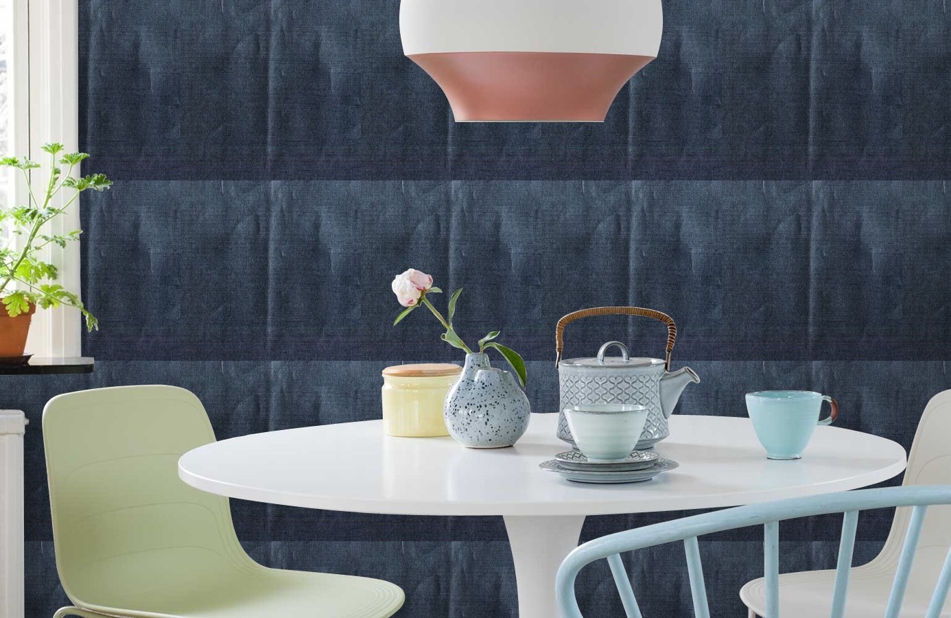 Обои 17810 фото в интерьере кухни