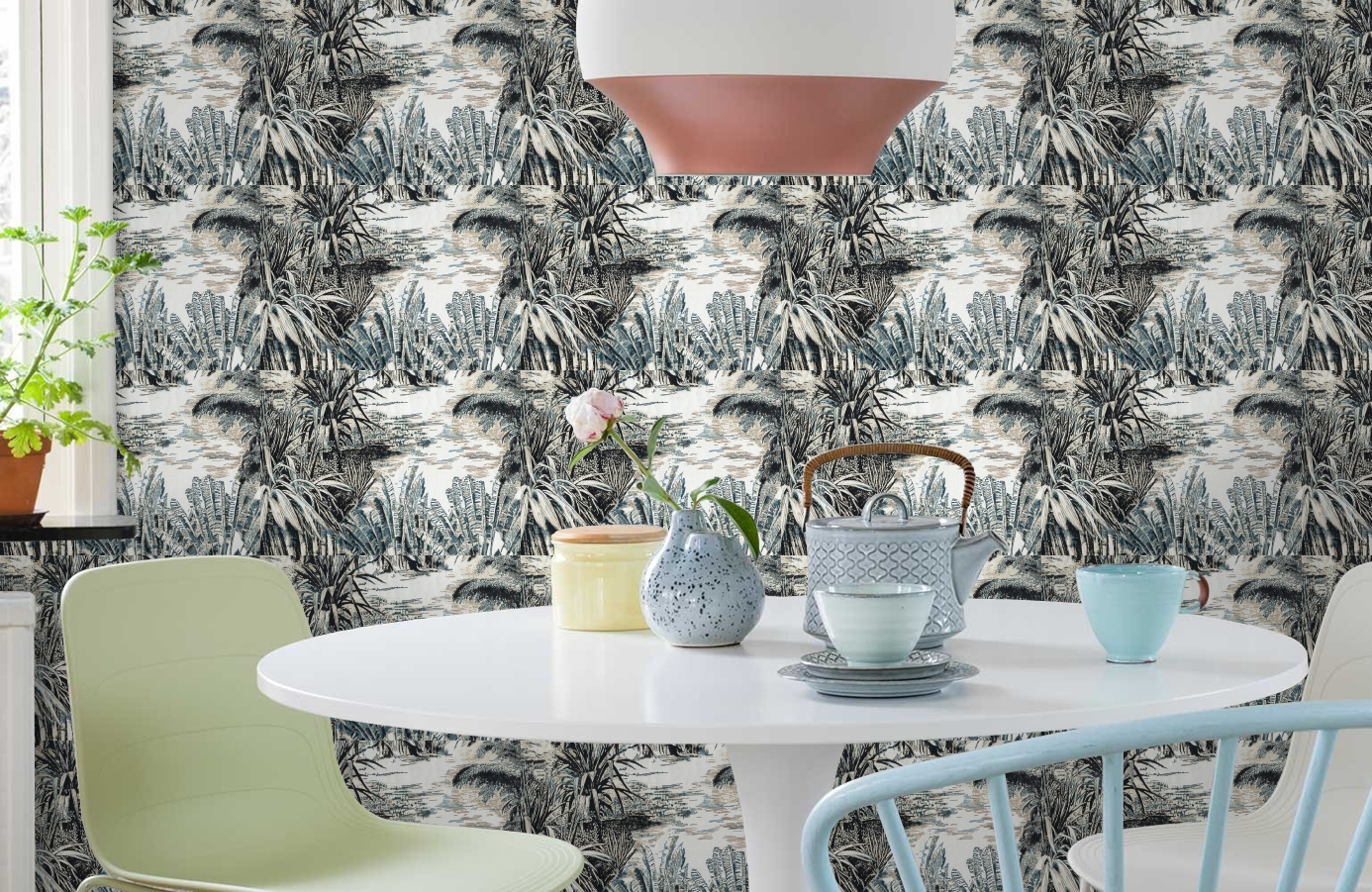 Обои 22100 фото в интерьере кухни