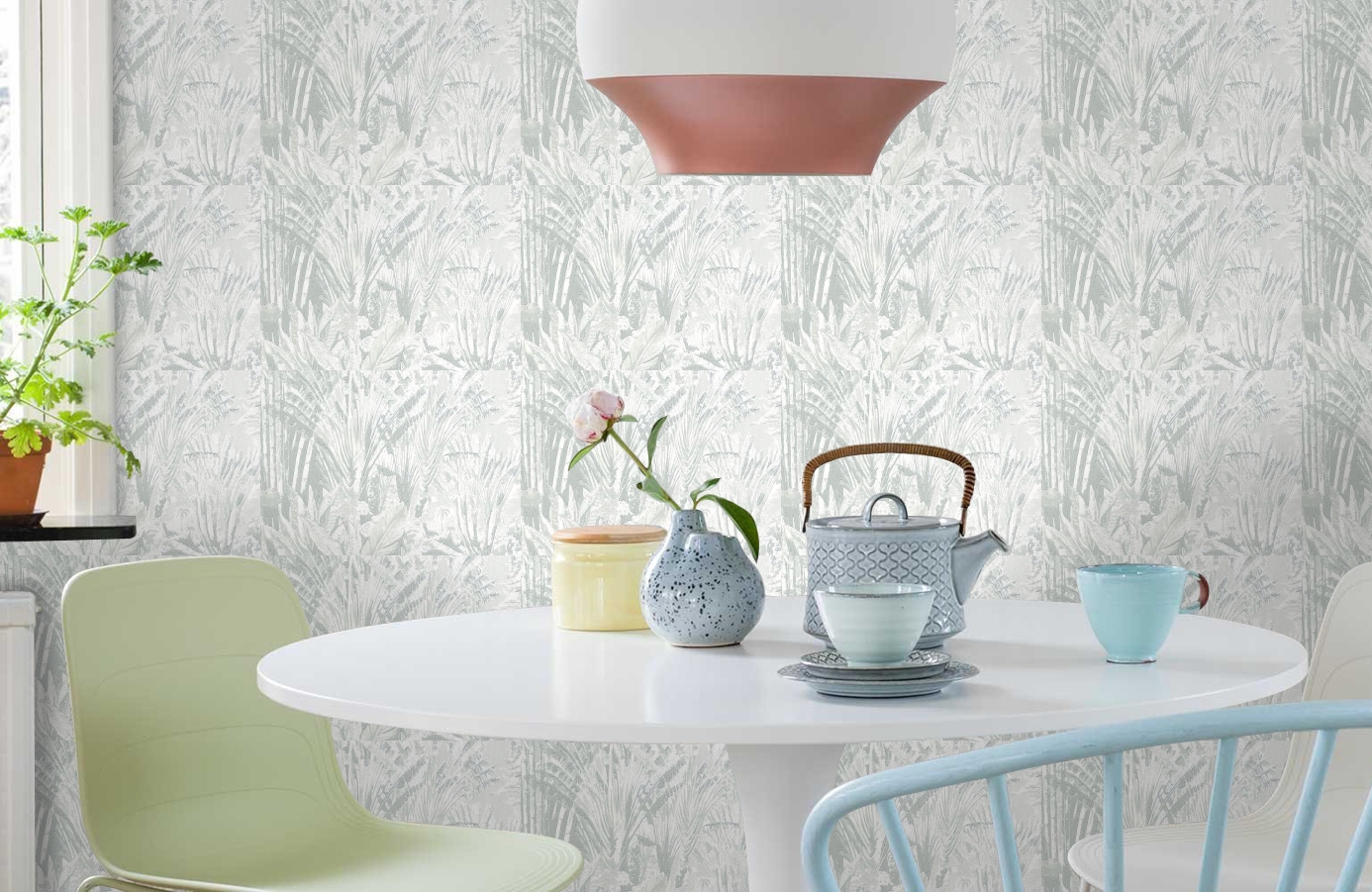 Обои 22104 фото в интерьере кухни