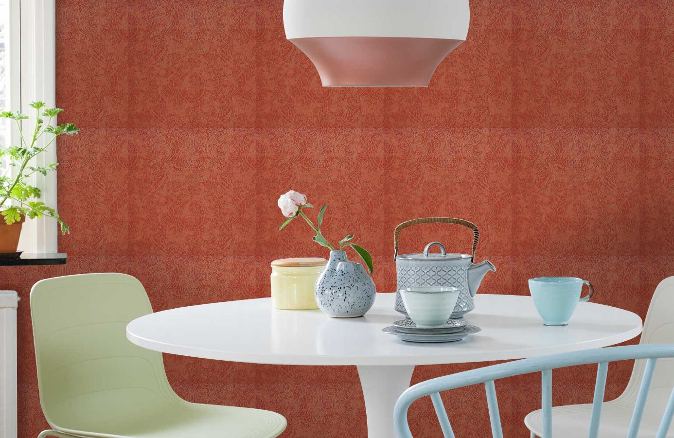 Обои 72410408 фото в интерьере кухни