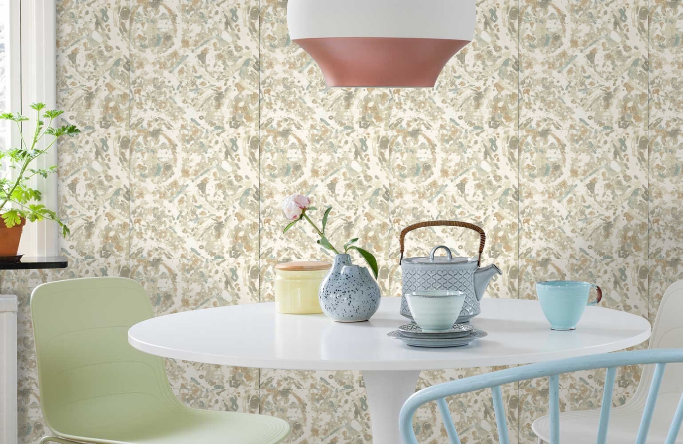 Обои 72420152 фото в интерьере кухни